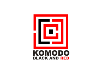 Komodo Black and Komodo Red logo design by protein