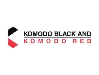 Komodo Black and Komodo Red logo design by ohtani15