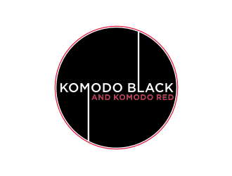 Komodo Black and Komodo Red logo design by johana