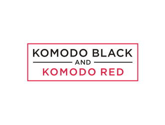 Komodo Black and Komodo Red logo design by johana