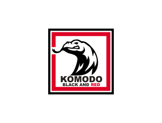 Komodo Black and Komodo Red logo design by protein