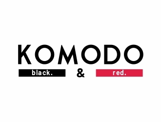 Komodo Black and Komodo Red logo design by Mardhi