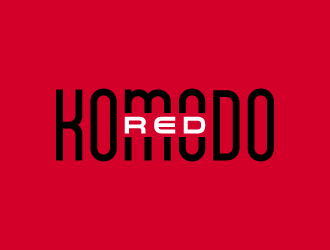 Komodo Black and Komodo Red logo design by Andri