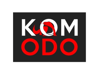 Komodo Black and Komodo Red logo design by sulaiman