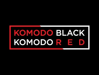 Komodo Black and Komodo Red logo design by Moon