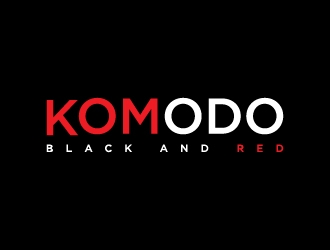 Komodo Black and Komodo Red logo design by Moon
