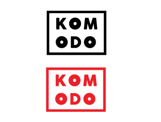 Komodo Black and Komodo Red logo design by mppal