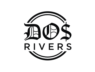 Dos Rivers logo design by vostre