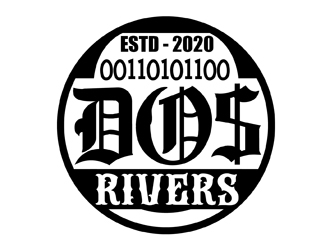 Dos Rivers logo design by DreamLogoDesign