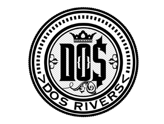 Dos Rivers logo design by DreamLogoDesign
