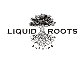 Liquid Roots Brewing  logo design by logolady