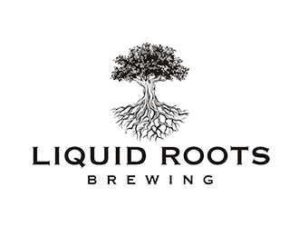 Liquid Roots Brewing  logo design by logolady