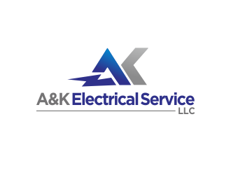 A&K Electrical Service, LLC. logo design by YONK