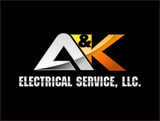 A&K Electrical Service, LLC. logo design by bosbejo