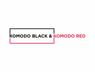 Komodo Black and Komodo Red logo design by restuti