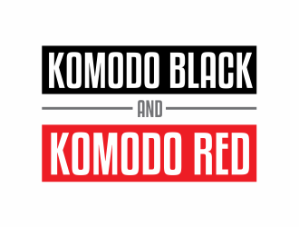 Komodo Black and Komodo Red logo design by up2date