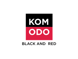 Komodo Black and Komodo Red logo design by sheilavalencia