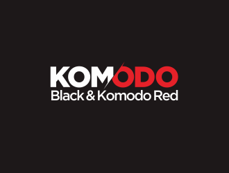 Komodo Black and Komodo Red logo design by YONK