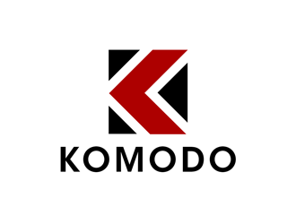Komodo Black and Komodo Red logo design by kunejo