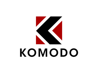 Komodo Black and Komodo Red logo design by kunejo