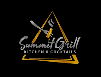 Summit Grill Kitchen &amp; Cocktails  logo design by josephope