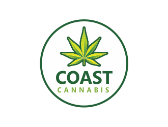 Coast Cannabis  logo design by Girly