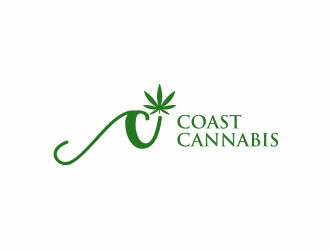 Coast Cannabis  logo design by hopee