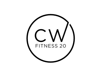CW Fitness 20 logo design by hopee