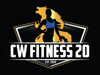CW Fitness 20 logo design by AamirKhan