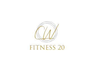 CW Fitness 20 logo design by RIANW