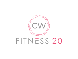 CW Fitness 20 logo design by checx