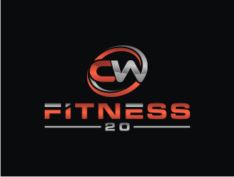 CW Fitness 20 logo design by bricton