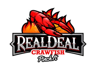 Real Deal Crawfish logo design by daywalker