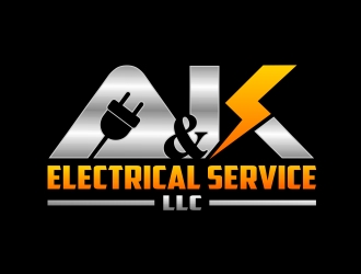 A&K Electrical Service, LLC. logo design by aura