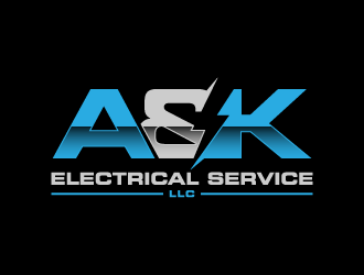 A&K Electrical Service, LLC. logo design by denfransko