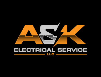 A&K Electrical Service, LLC. logo design by denfransko