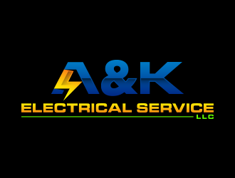 A&K Electrical Service, LLC. logo design by lexipej