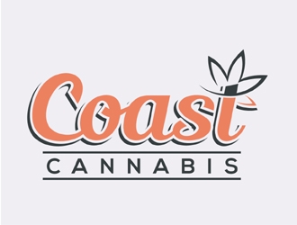 Coast Cannabis  logo design by MAXR