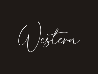 western logo design by bricton
