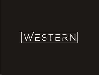 western logo design by bricton