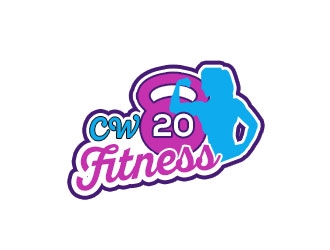 CW Fitness 20 logo design by bougalla005