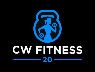 CW Fitness 20 logo design by azizah