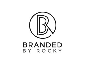Branded by Rocky logo design by Webphixo