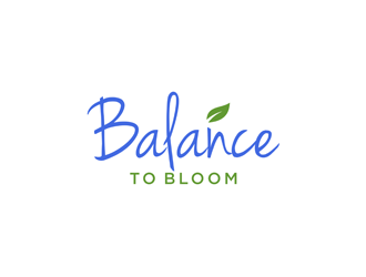 Balance to Bloom  or can substitute the #2 logo design by alby