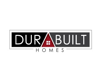 Durabuilt Homes logo design by REDCROW