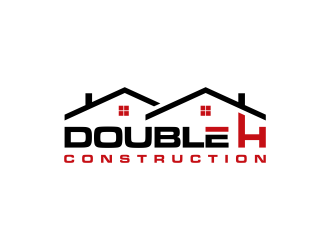 Double H Construction logo design by RIANW