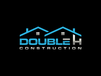 Double H Construction logo design - 48hourslogo.com
