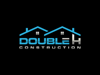 Double H Construction logo design by RIANW
