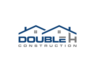 Double H Construction logo design by RIANW