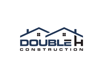 Double H Construction logo design by RIANW